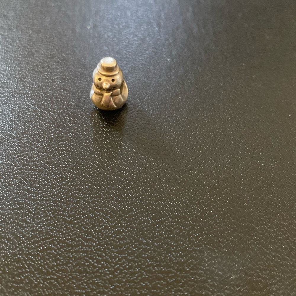 Pandora Snowman Charm Retired - image 1